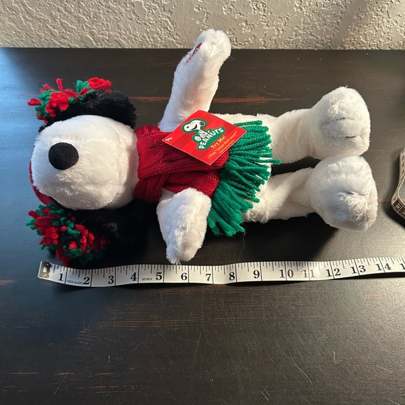 Peanuts x DanDee Snoopy Christmas Winter Animated Plush 2014 Collectible NWT - Picture 7 of 7